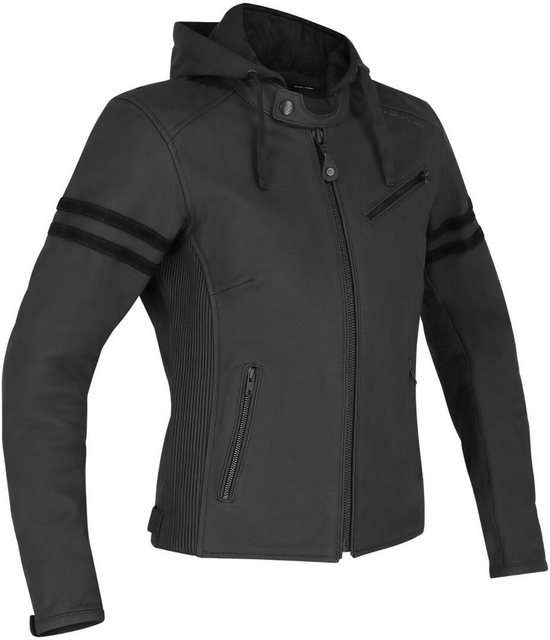 Richa Motorradjacke Toulon Black Edition Damen Motorrad Lederjacke günstig online kaufen