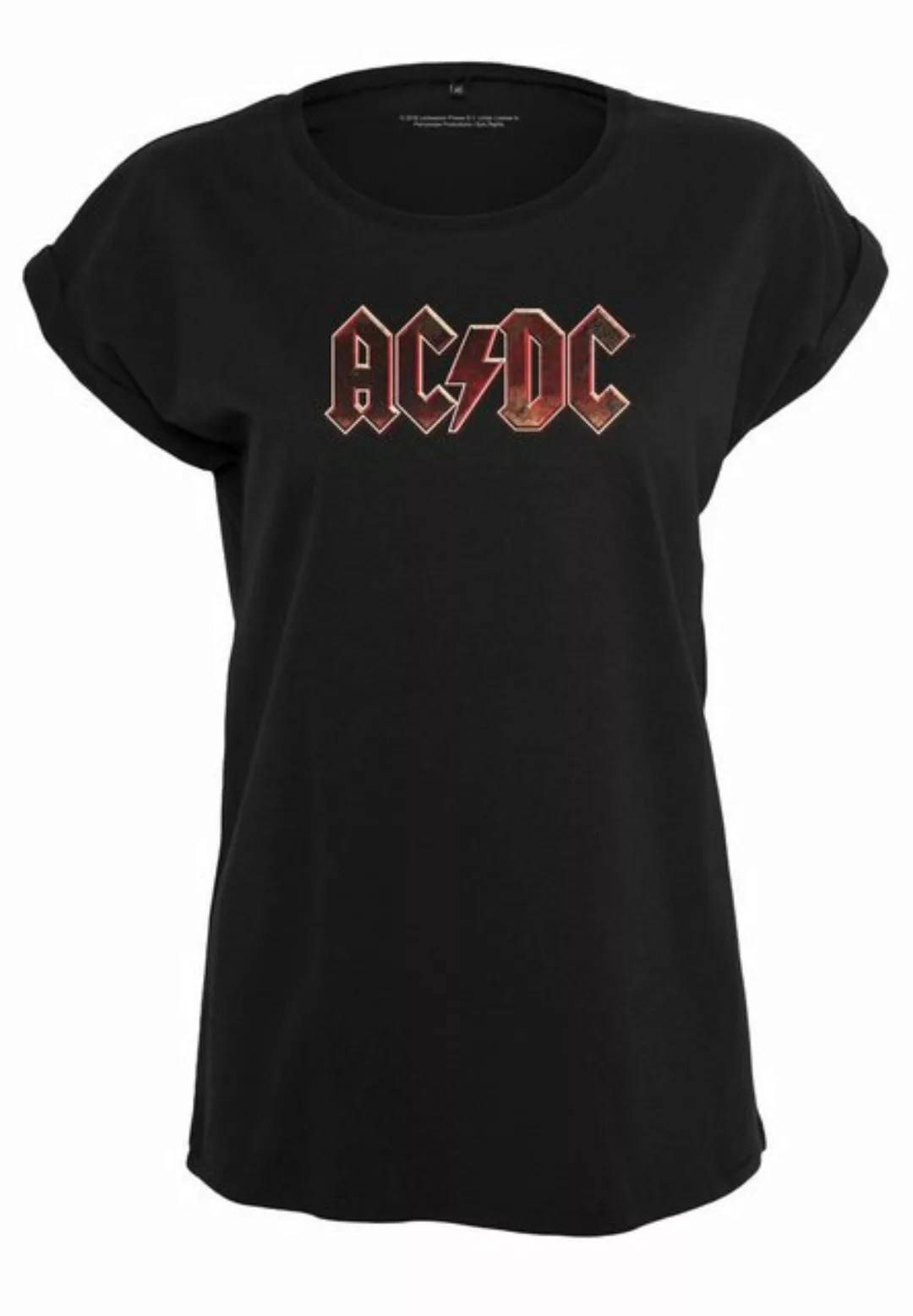Mister Tee Ladies AC/DC Voltage Tee MT452 Black günstig online kaufen