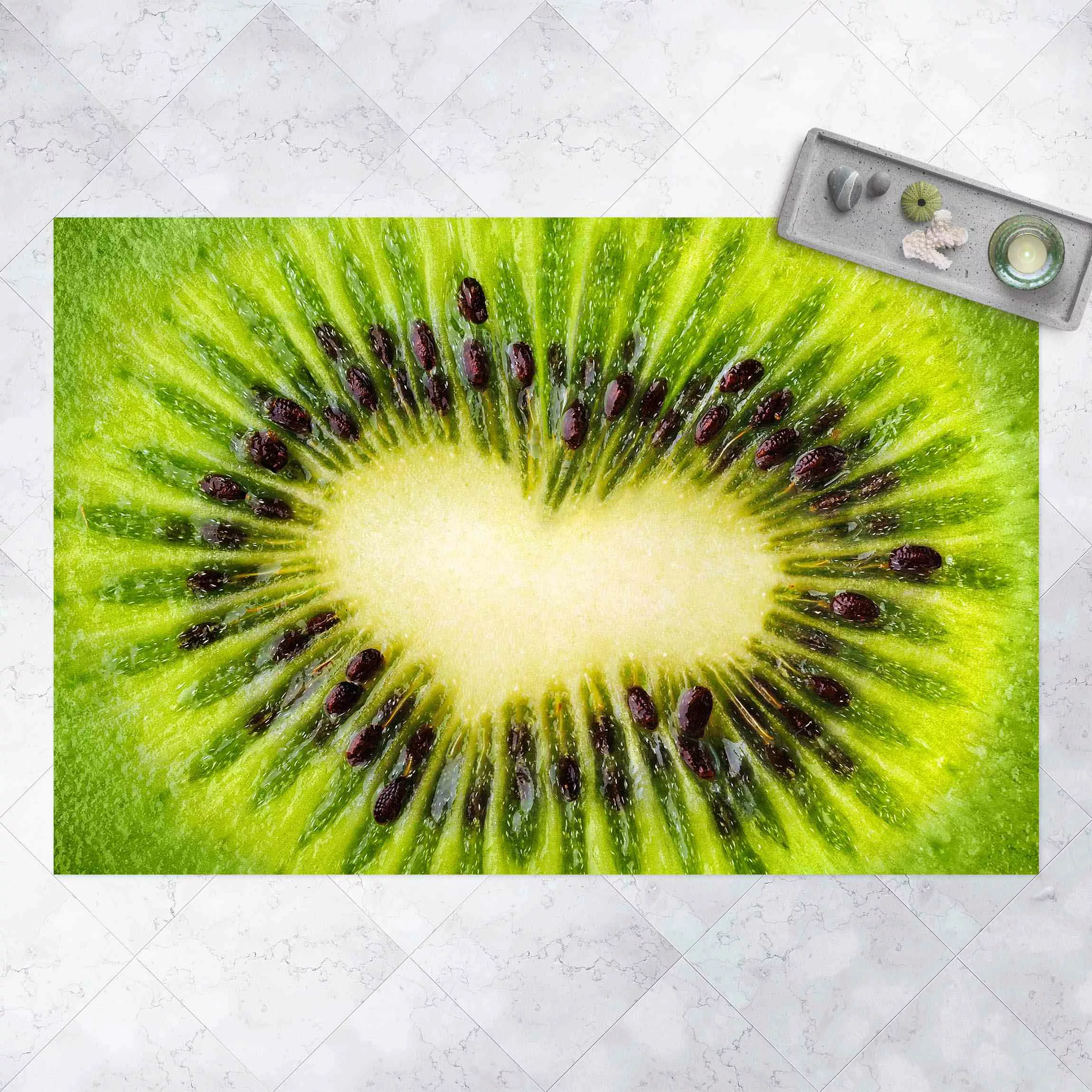 Vinyl-Teppich Kiwi Heart günstig online kaufen