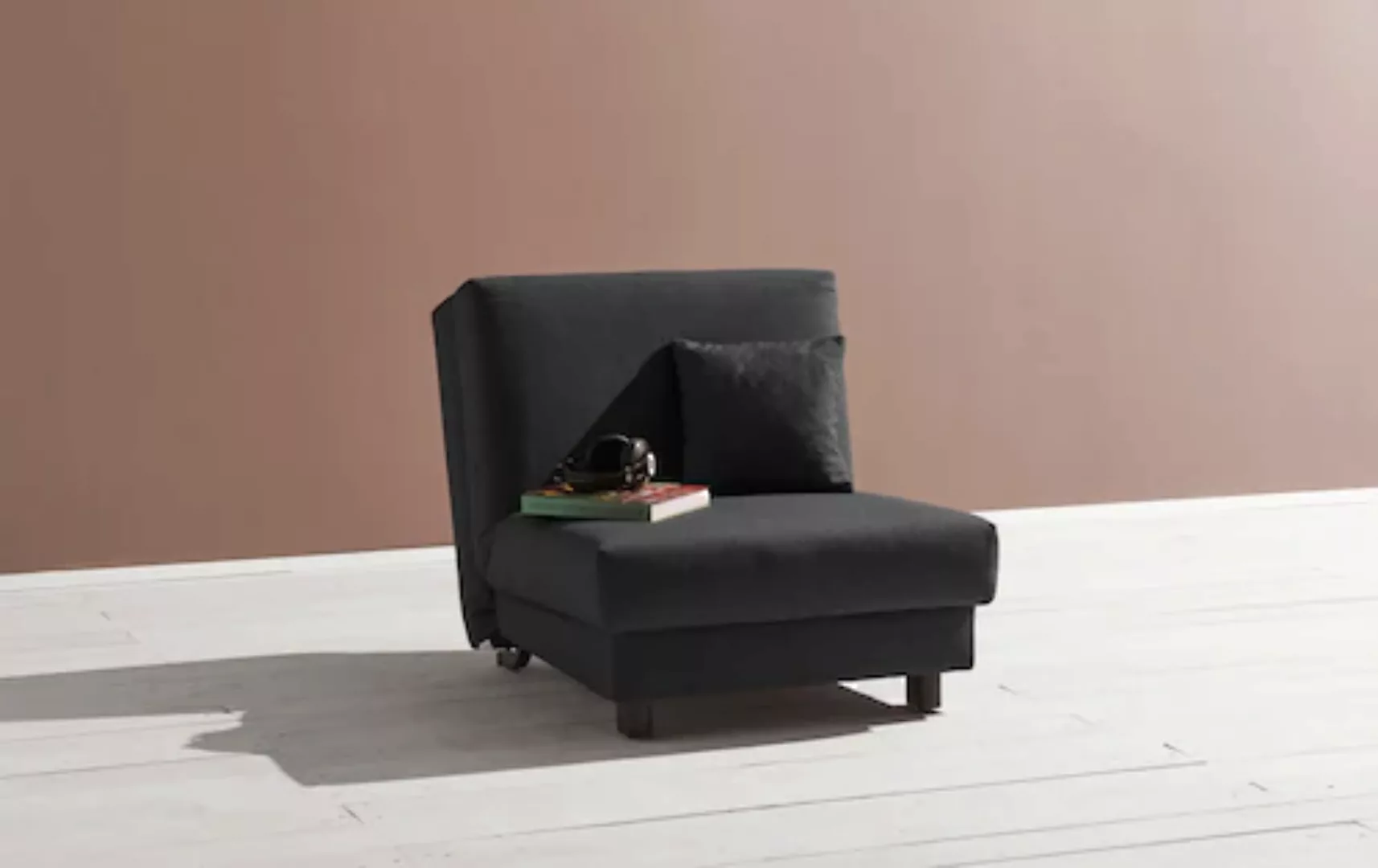 ell + ell Schlafsofa »Enny«, Liegefläche Breite 80 cm, Liegehöhe 40 cm, Füß günstig online kaufen