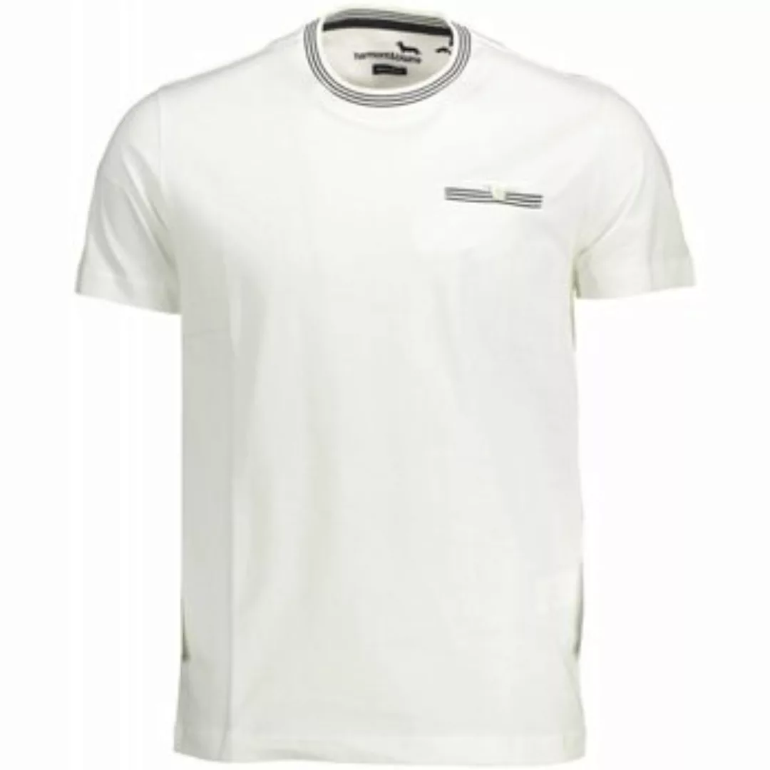 Harmont & Blaine T-Shirt Weißes Herren T-Shirt Regular Fit mit Tasche & günstig online kaufen