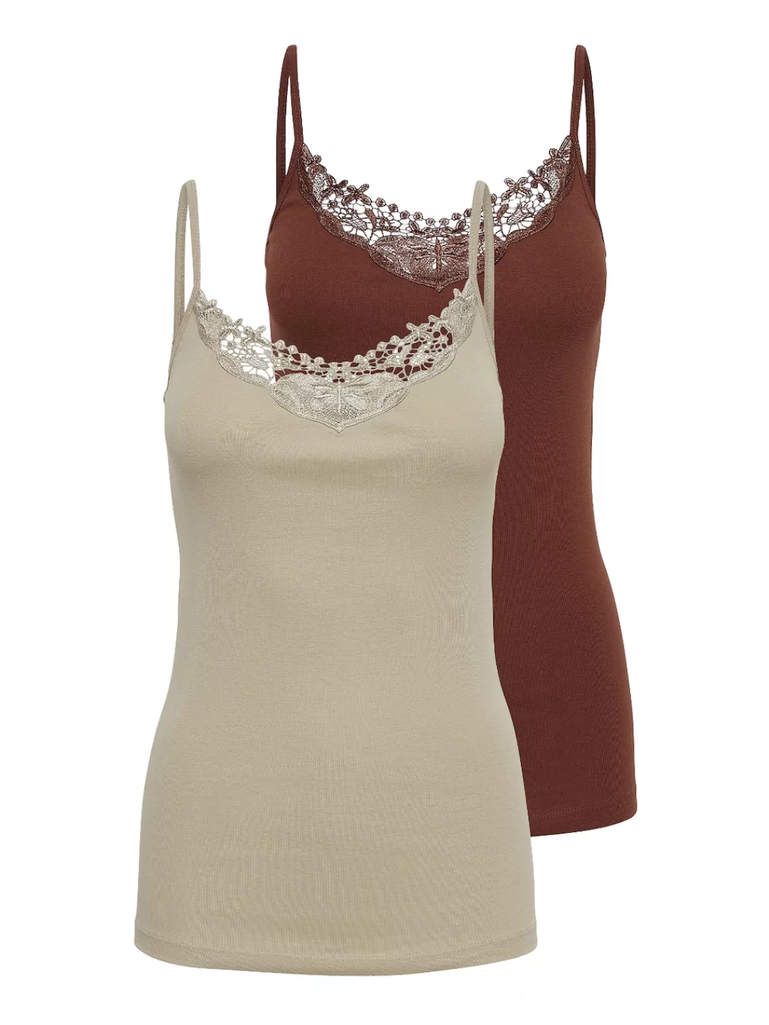 ONLY Spitzentop ONLKIRA LACE SINGLET 2PACK NOOS (2er-Pack) günstig online kaufen