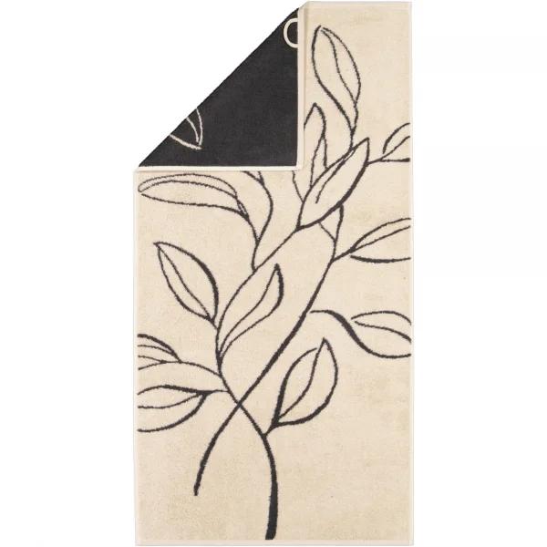 Cawö Handtücher Atelier Floral 6239 - Farbe: beige - 37 - Handtuch 50x100 c günstig online kaufen