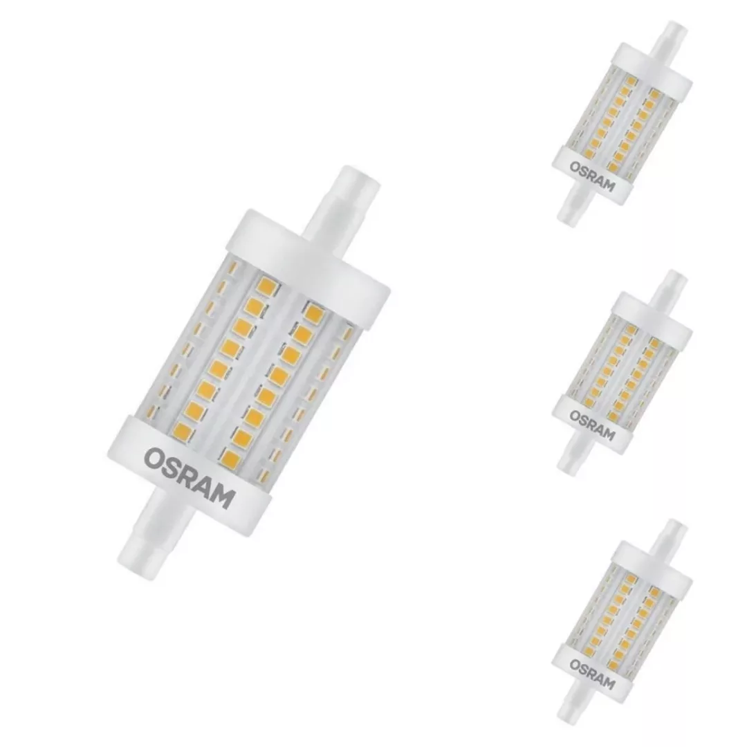 Osram LED Lampe ersetzt 75W R7S Röhre - R7S-78 in Weiß 8,2W 1055lm 2700K 4e günstig online kaufen