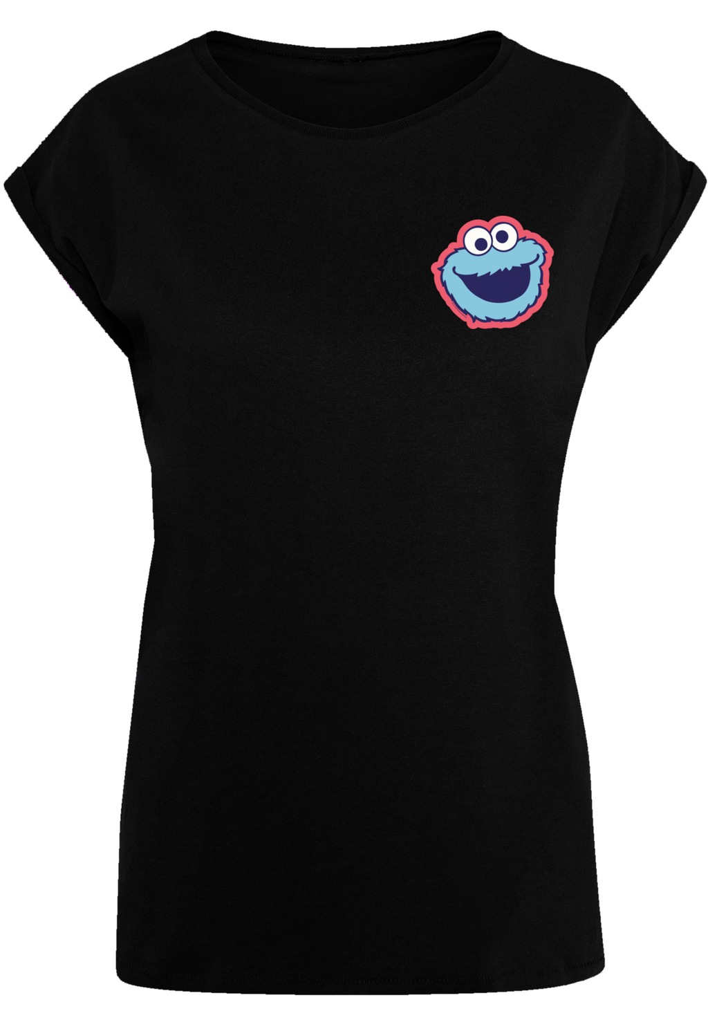 F4NT4STIC T-Shirt "Sesamstraße Cookie Monster Smile", Premium Qualität, Wei günstig online kaufen