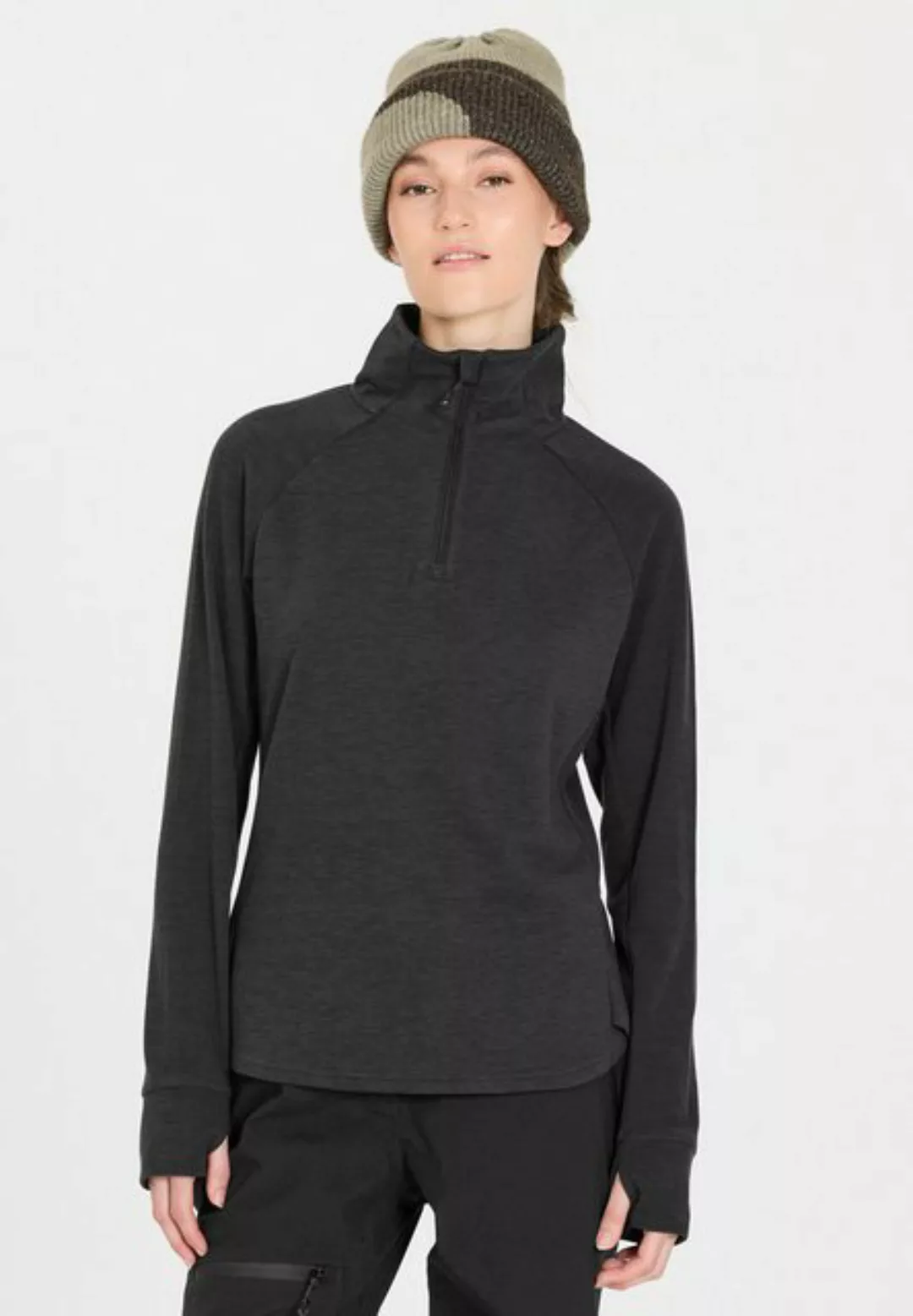 WHISTLER Rollkragenshirt Kajsa W Half Zip Midlayer Phantom günstig online kaufen