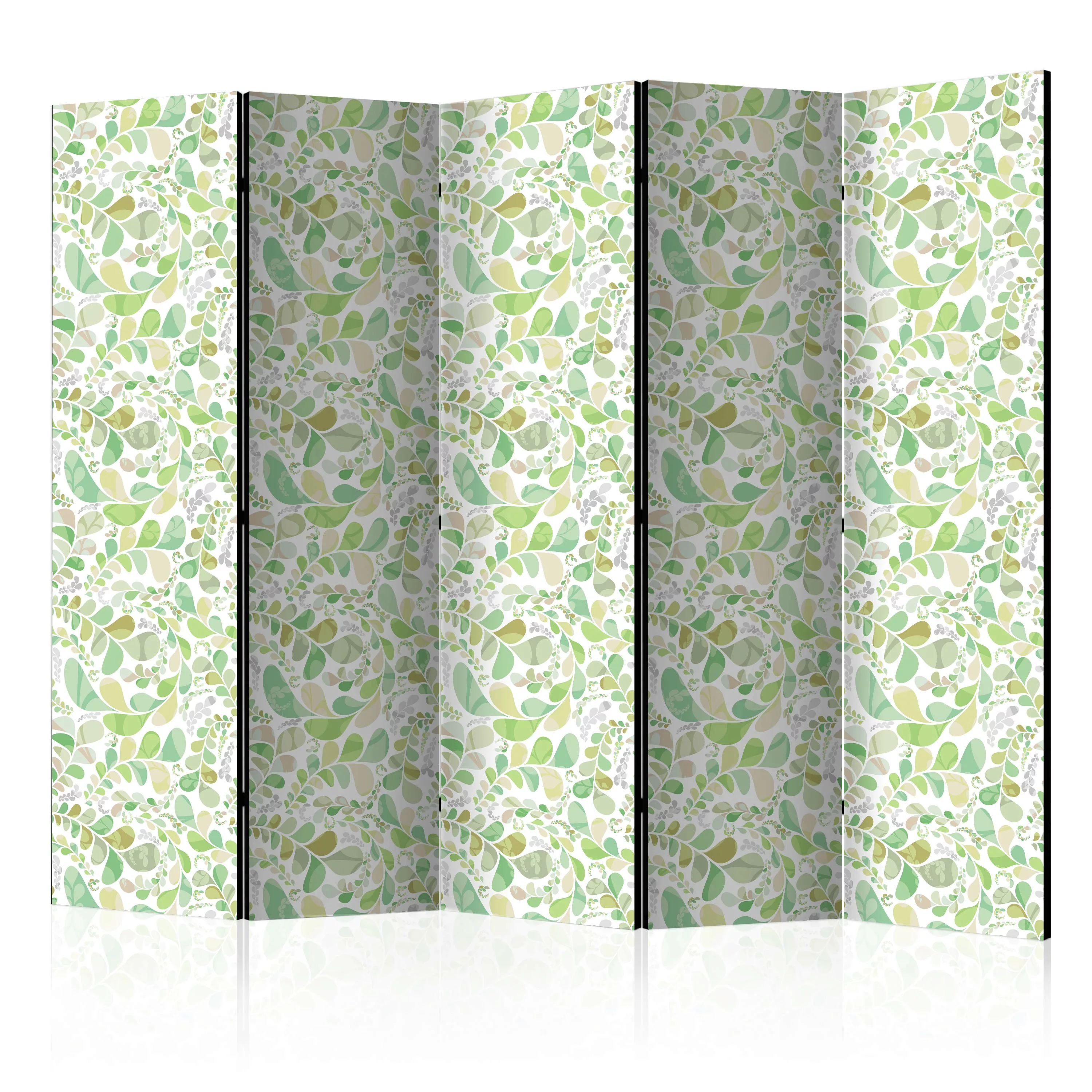 5-teiliges Paravent - Plants Stained Glass Ii [room Dividers] günstig online kaufen