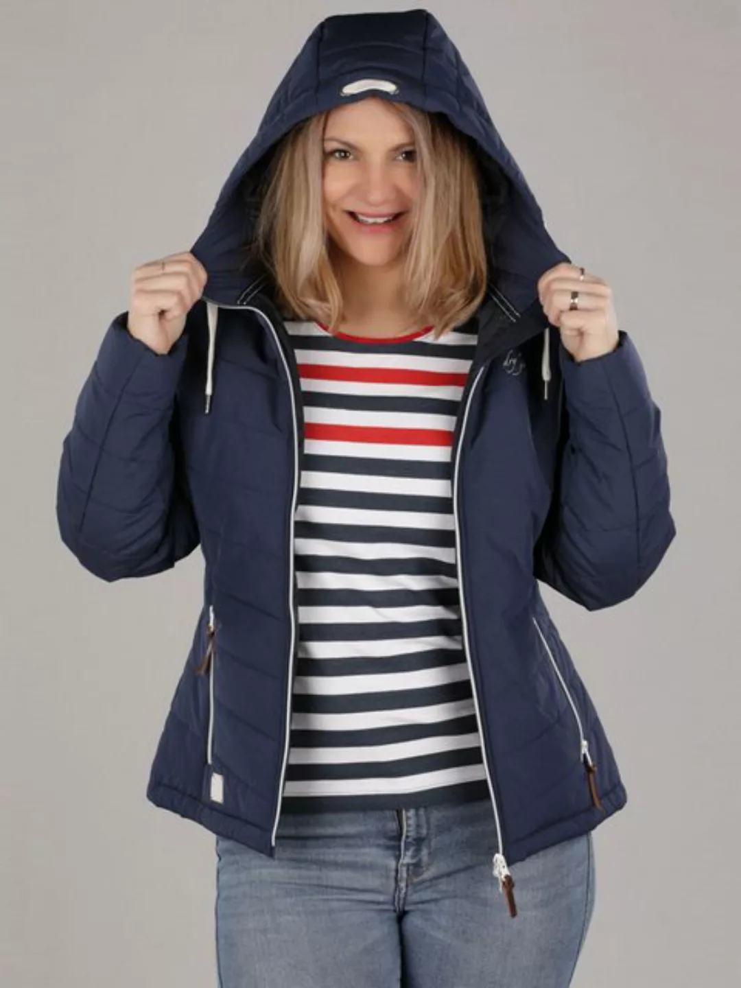 Dry Fashion Steppjacke Damen Jacke Maasholm gefüttert atmungsaktiv, wind- & günstig online kaufen