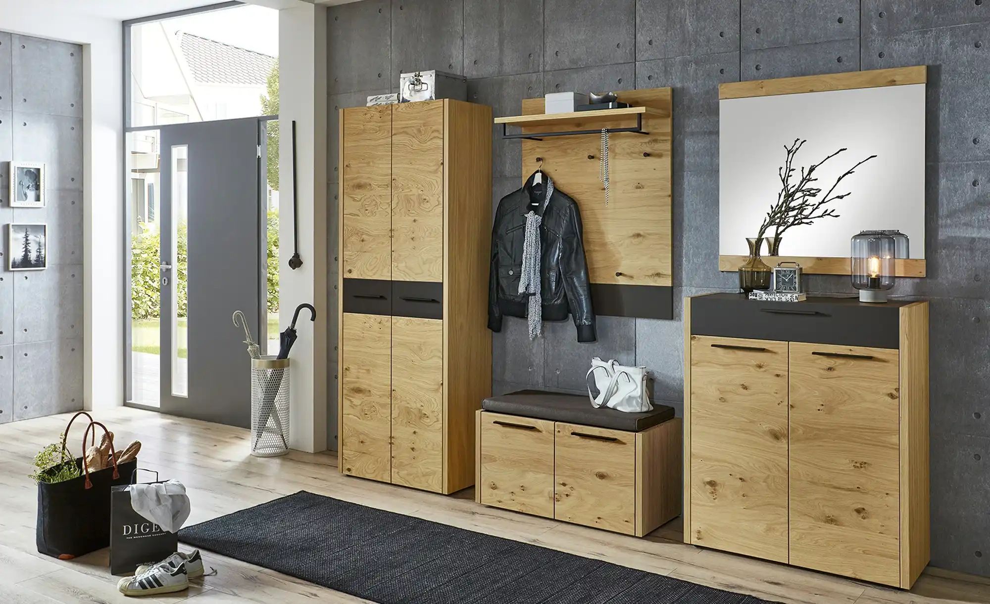 Woodford Garderobenpaneel  Lina ¦ holzfarben ¦ Holzwerkstoff ¦ Maße (cm): B günstig online kaufen
