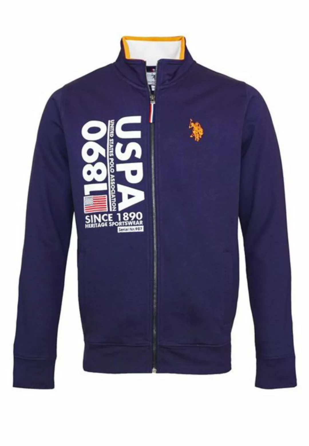 U.S. Polo Assn Sweatjacke Jacke Sweatjacket Full Zip Fashion (1-tlg) günstig online kaufen