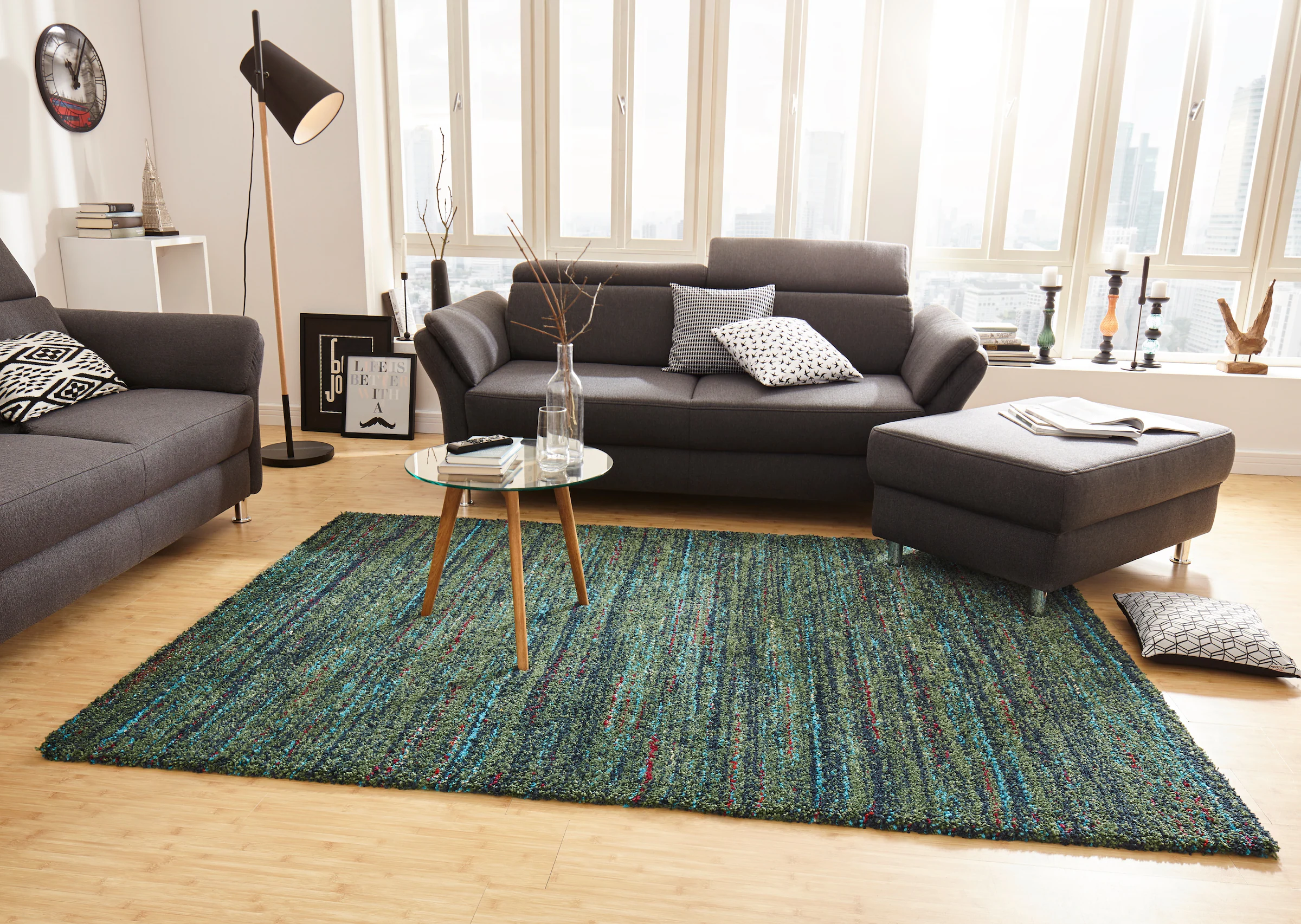 HANSE Home Hochflor-Teppich »Chic«, rechteckig, 30 mm Höhe, Shaggy, Weich, günstig online kaufen