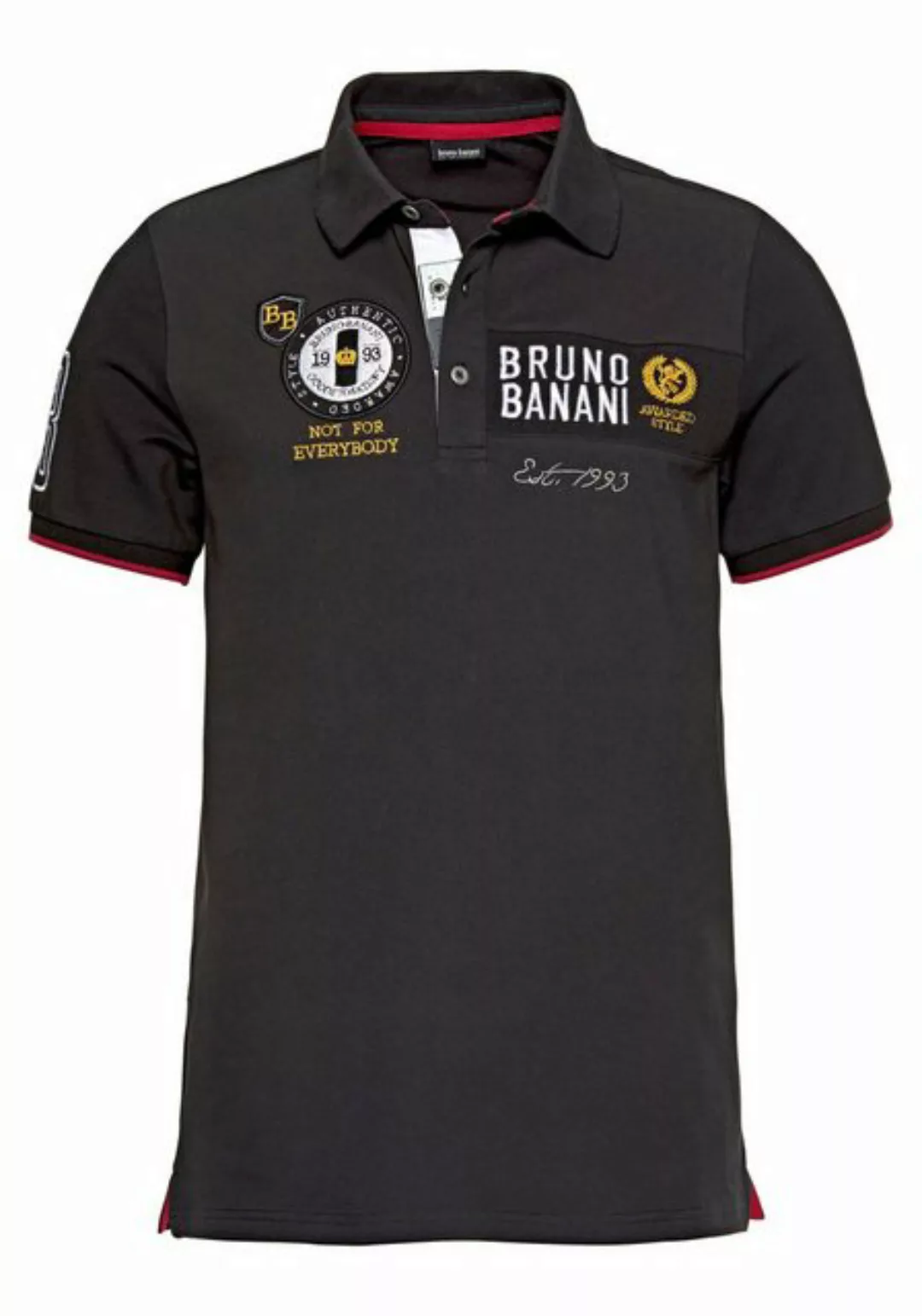 Bruno Banani Poloshirt Kurzarm, körpernahe Passform, unifarben, Polokragen günstig online kaufen