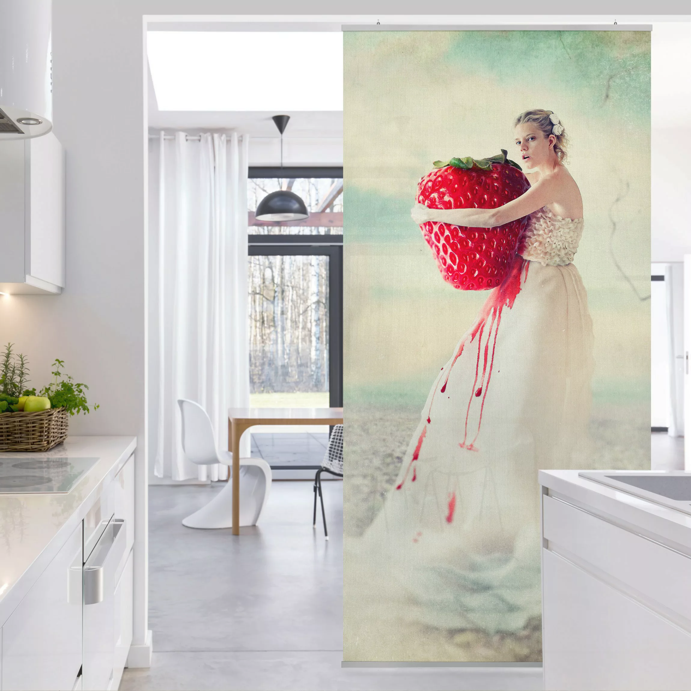 Raumteiler Portrait Strawberryprincess günstig online kaufen