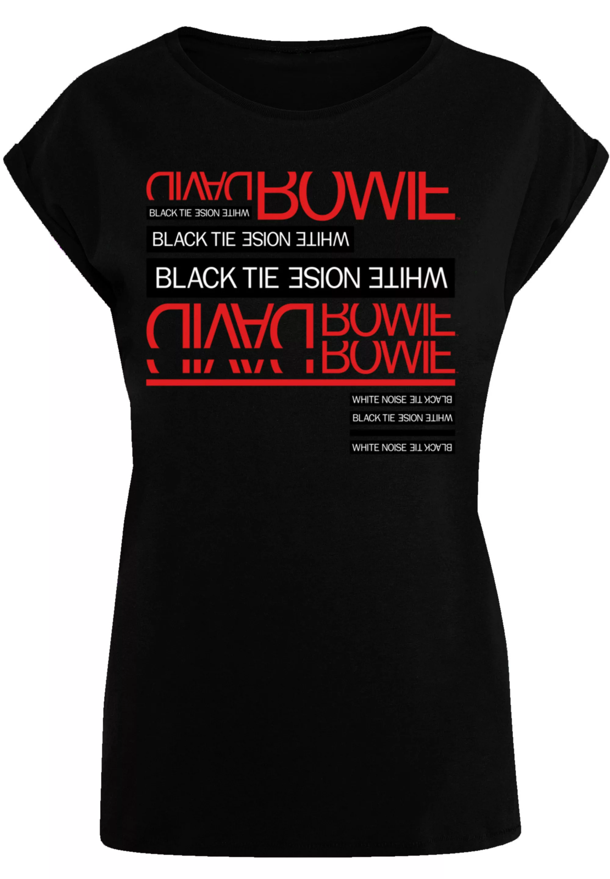 F4NT4STIC T-Shirt "David Bowie Black Tie White Noise" günstig online kaufen