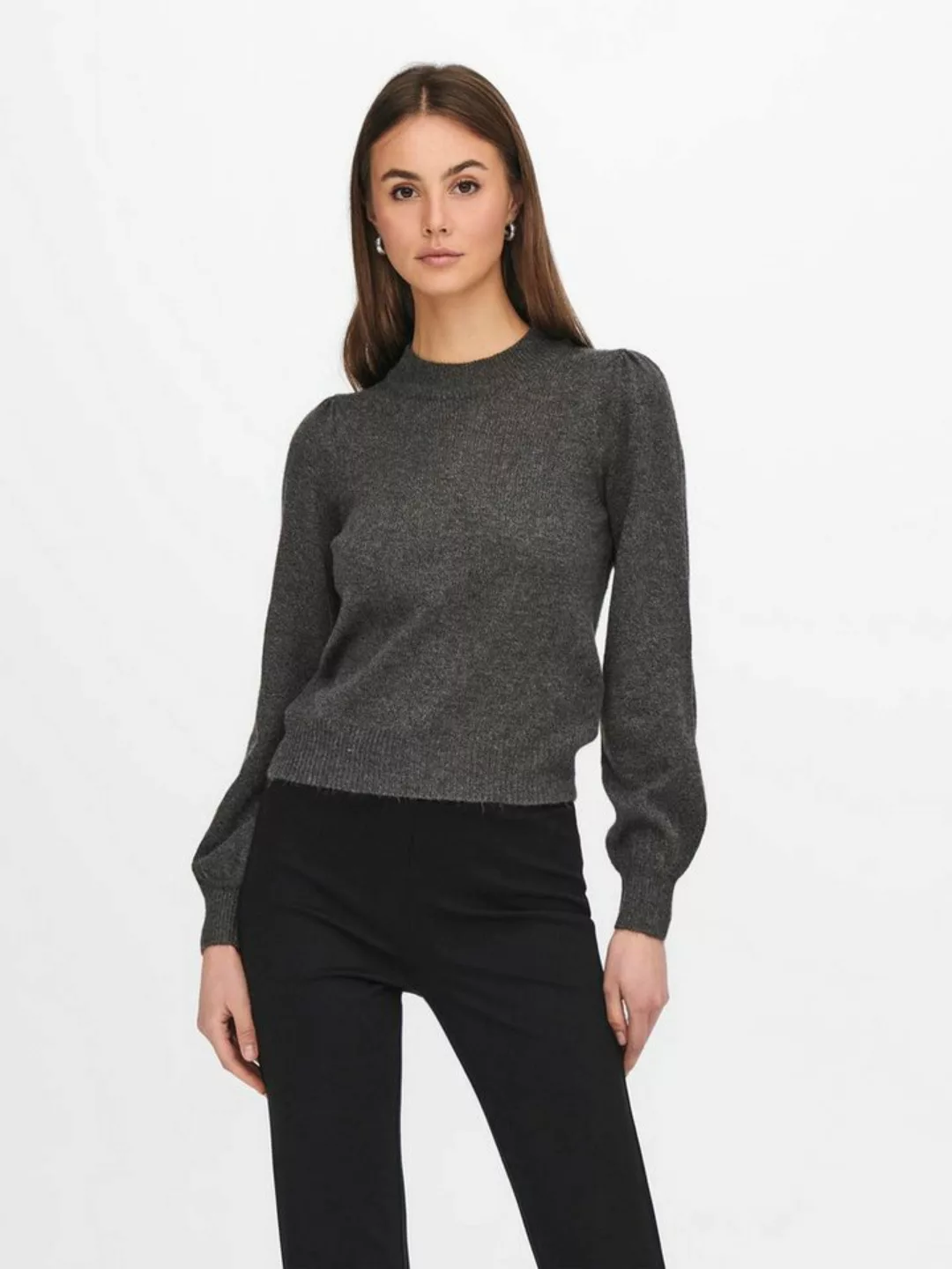 JACQUELINE de YONG Strickpullover Pullover Strick Rundhals Langarm regular günstig online kaufen