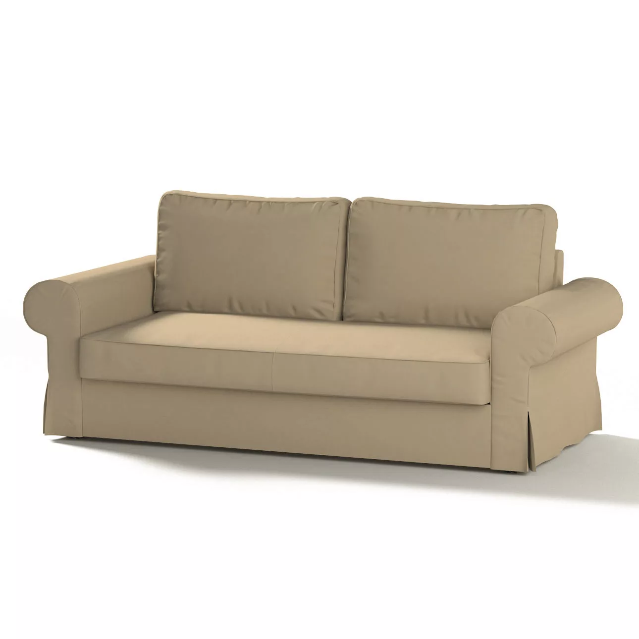 Bezug für Backabro 3-Sitzer Sofa ausklappbar, caffe latte, Bezug für Backab günstig online kaufen