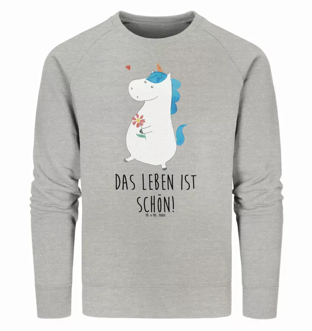 Mr. & Mrs. Panda Longpullover Größe XXL Einhorn Spaziergang - Heather Grey günstig online kaufen