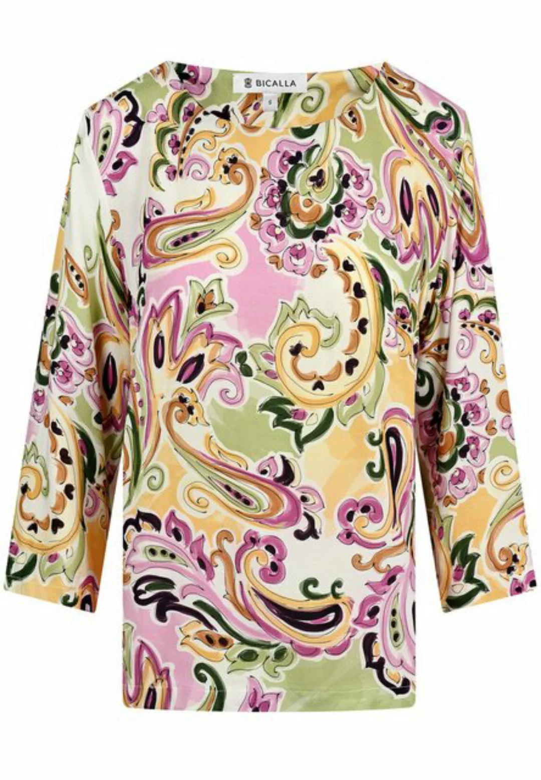 BICALLA Blusentop Blouse Paisley - 09/pink-green günstig online kaufen