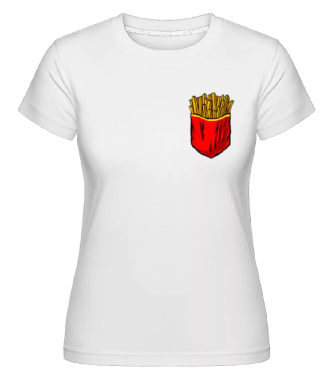 Brusttasche Pommes · Shirtinator Frauen T-Shirt günstig online kaufen