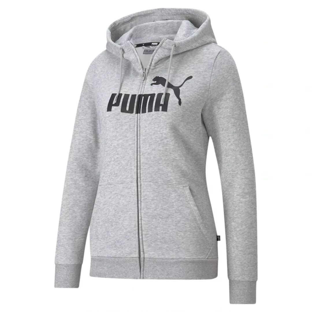 PUMA Kapuzensweatshirt "ESS LOGO FULL-ZIP HOODIE FL" günstig online kaufen