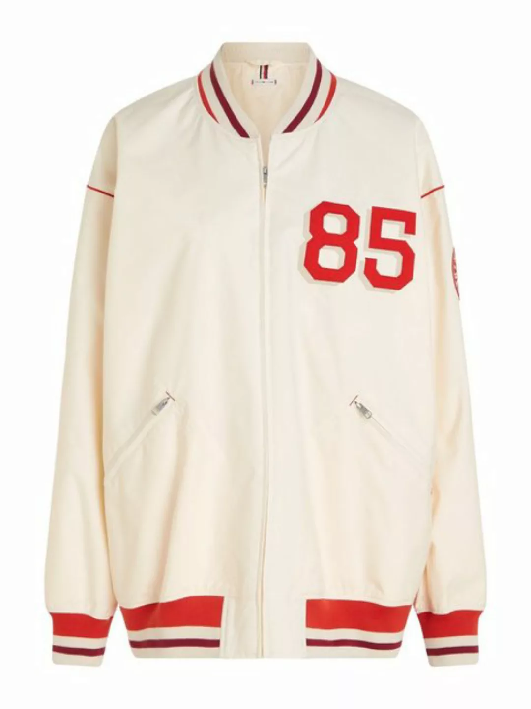 Tommy Hilfiger Outdoorjacke OVERSIZED BASEBALL JACKET mit Logopatch günstig online kaufen