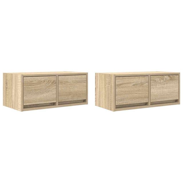 vidaXL TV-Schrank TV-Schränke 2 Stk. Sonoma-Eiche 60x31x25,5 cm Holzwerksto günstig online kaufen