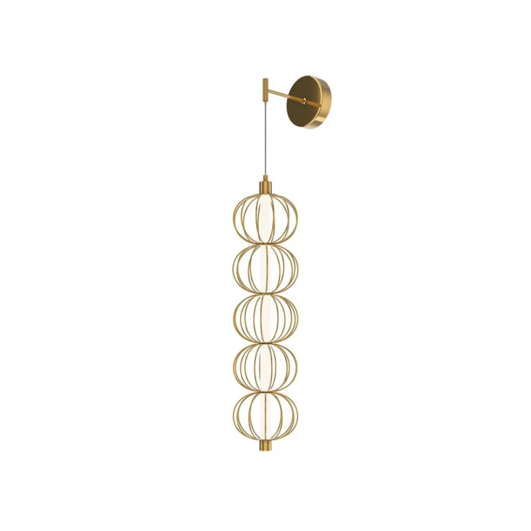 Maytoni LED-Wandleuchte Golden Cage, Höhe 218,8 cm, Metall günstig online kaufen