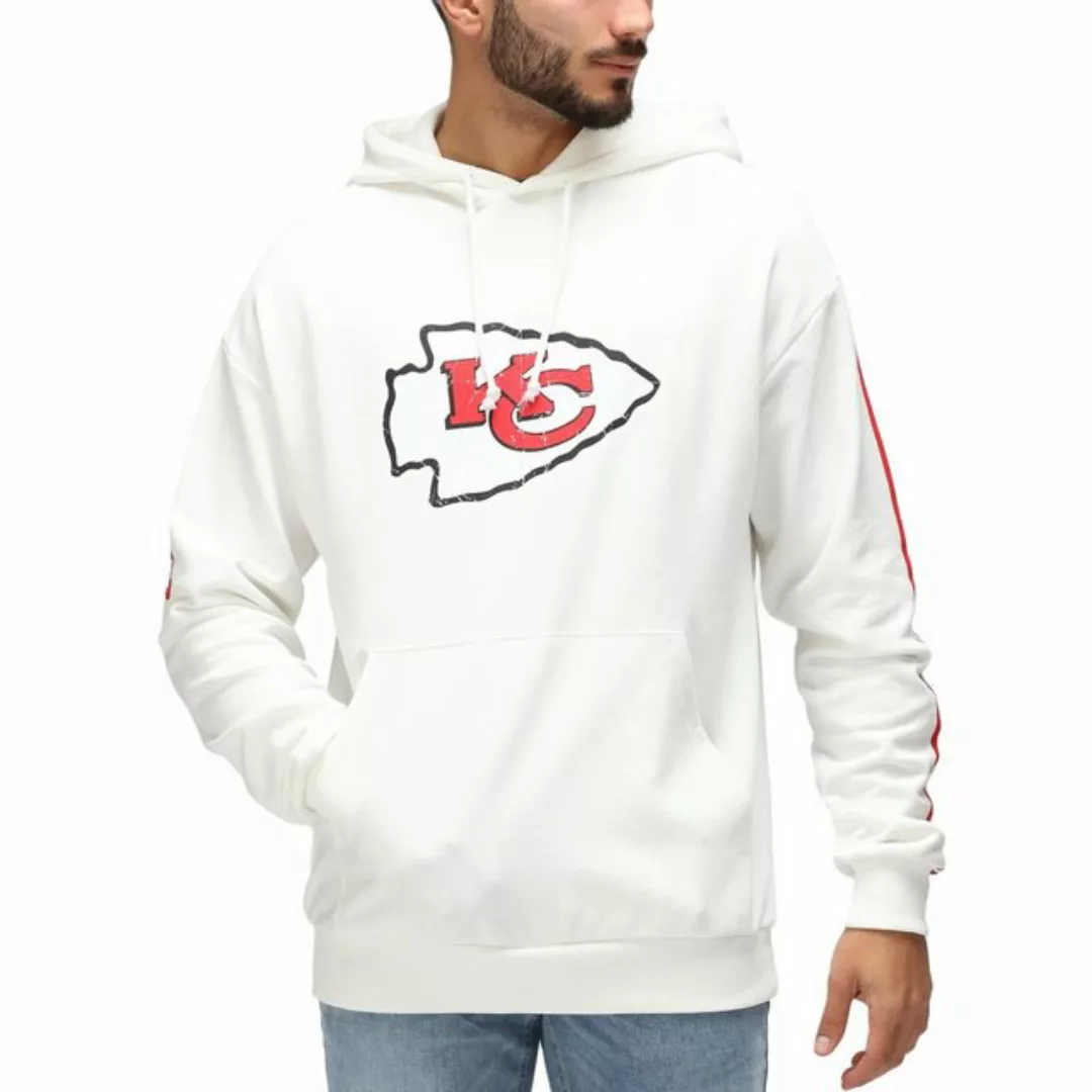 Recovered Kapuzenpullover Re:covered NFL Kansas City Chiefs ecru günstig online kaufen