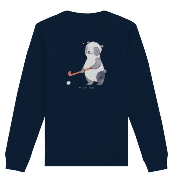 Mr. & Mrs. Panda Longpullover Größe XXL Panda Hockey spielen - French Navy günstig online kaufen