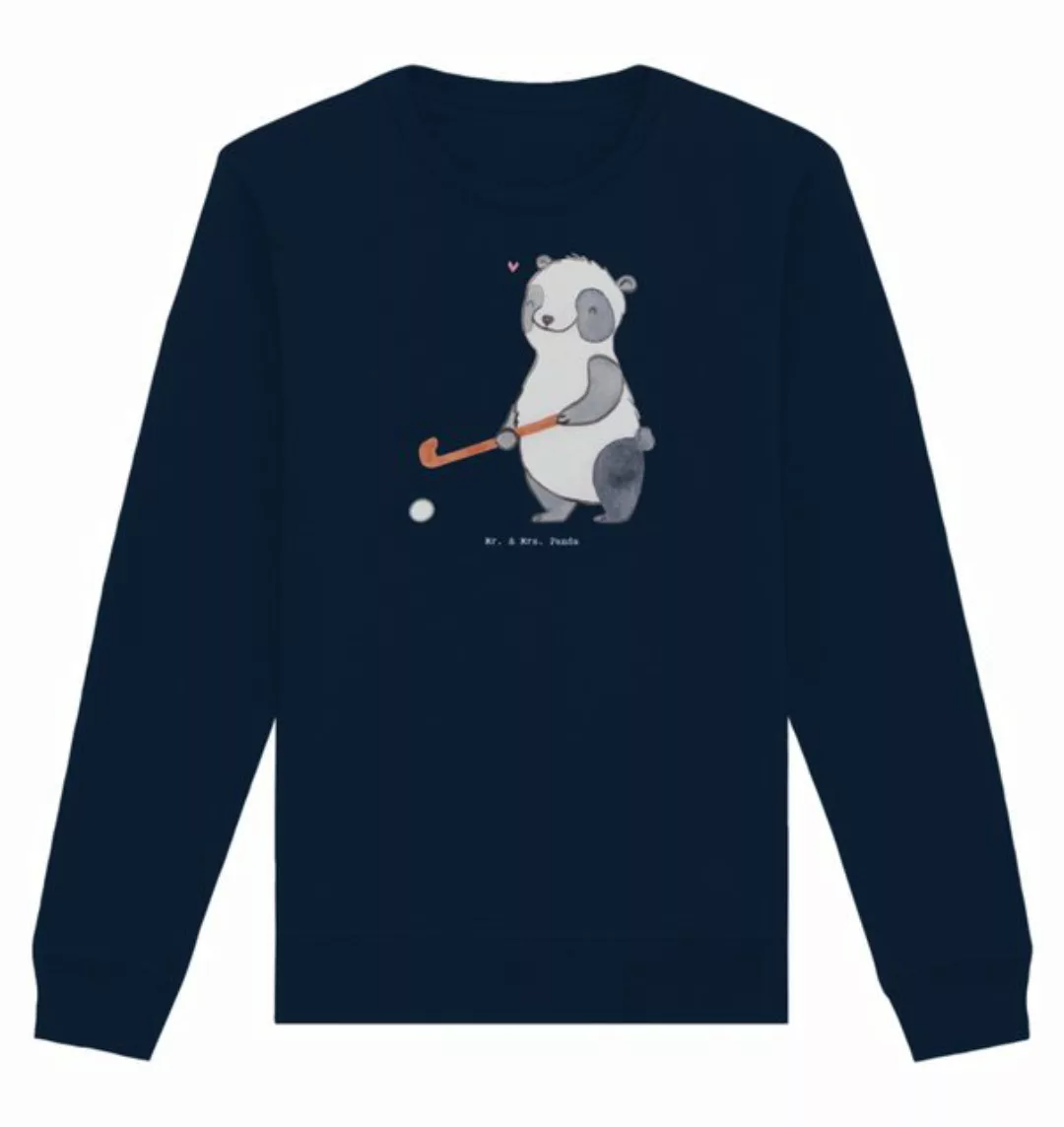 Mr. & Mrs. Panda Longpullover Panda Hockey spielen Größe XXL - French Navy günstig online kaufen