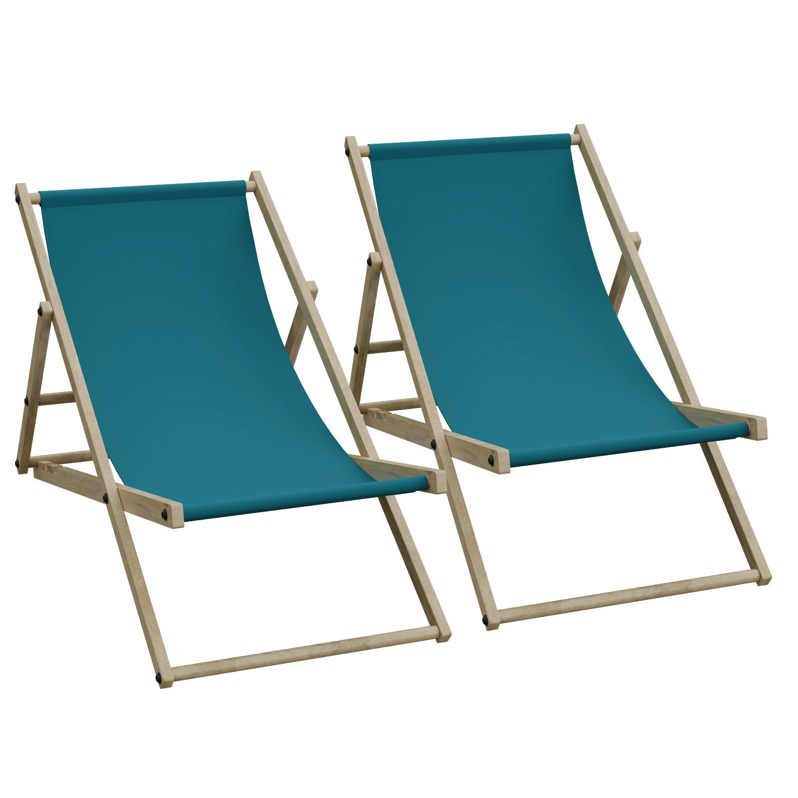 HAGO Gartenliege 2er Set Liegestuhl Doppelpack günstig online kaufen
