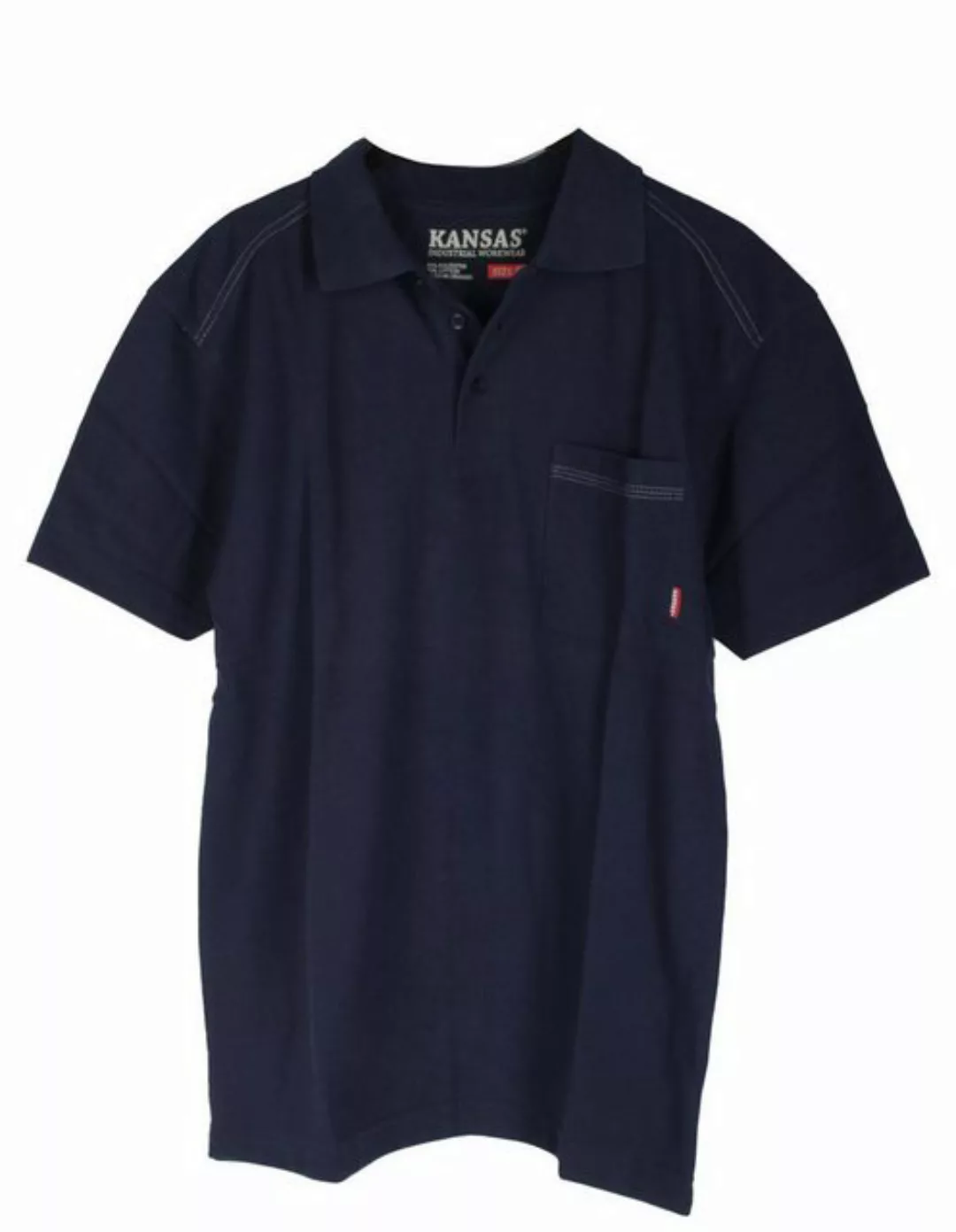Kansas Shirttop Kansas Herren T-Shirt Poloshirt Gr. S dunkelblau Neu günstig online kaufen