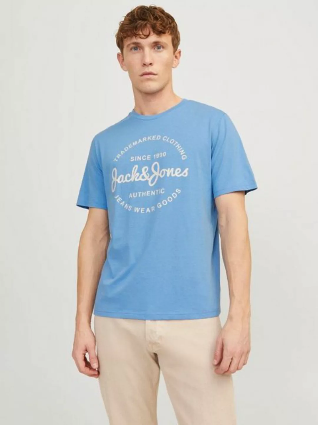 Jack & Jones Kurzarmshirt JJFOREST TEE SS CREW NECK günstig online kaufen