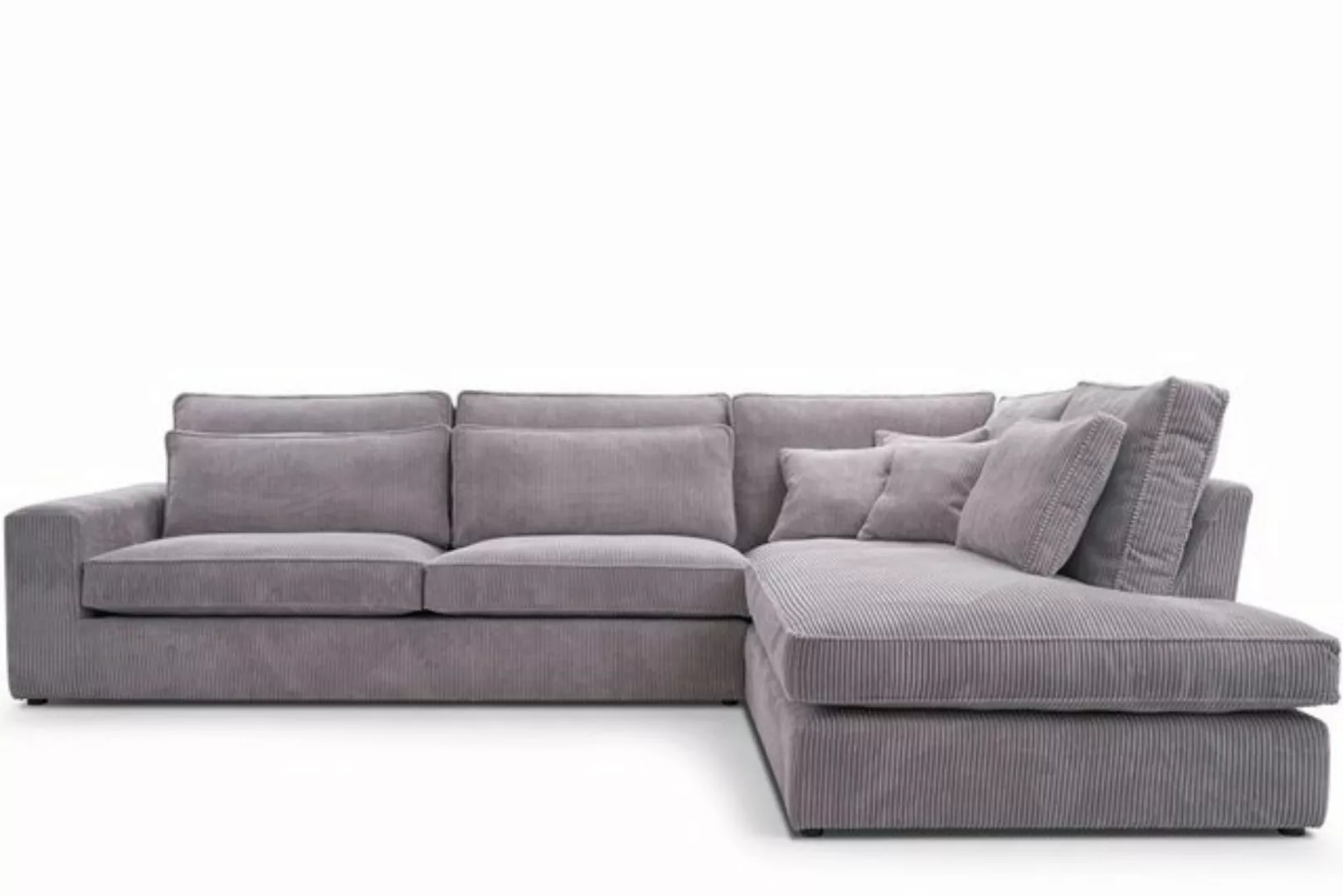 KONSIMO® Ecksofa Rechte Ecke IMPERA, moderne große Ecke, inklusive dekorati günstig online kaufen