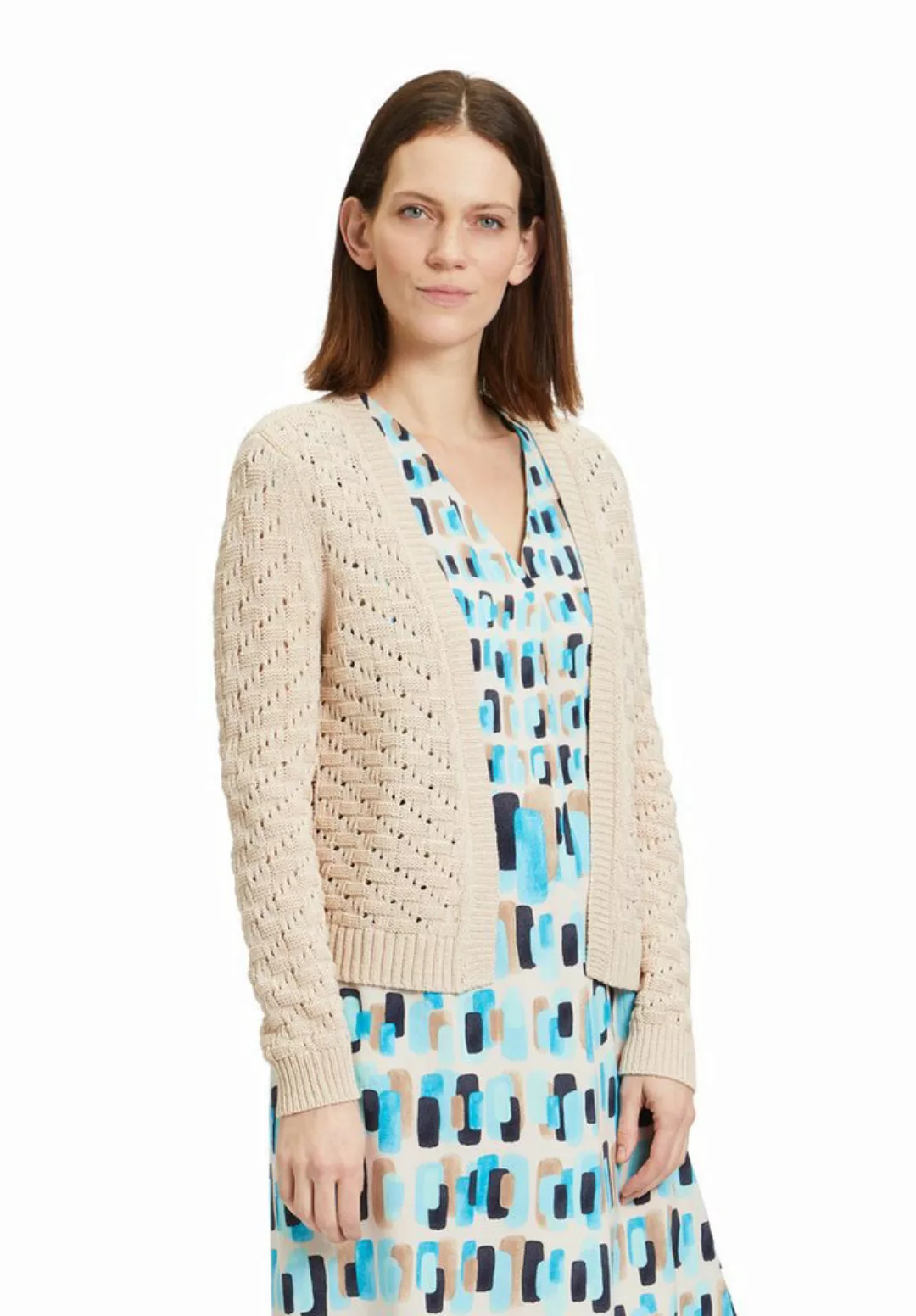 Betty&Co Strickjacke Betty & Co Strick-Cardigan ohne Verschluss (1-tlg) Str günstig online kaufen