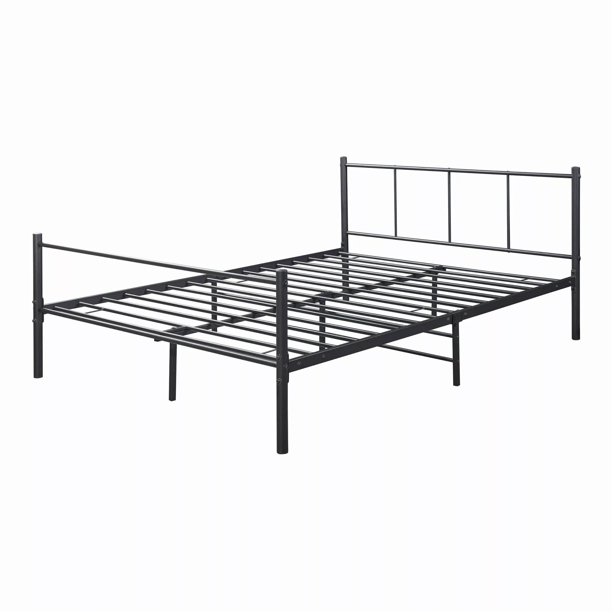 en.casa Metallbett, »Laos« 140x200 cm Schwarz günstig online kaufen