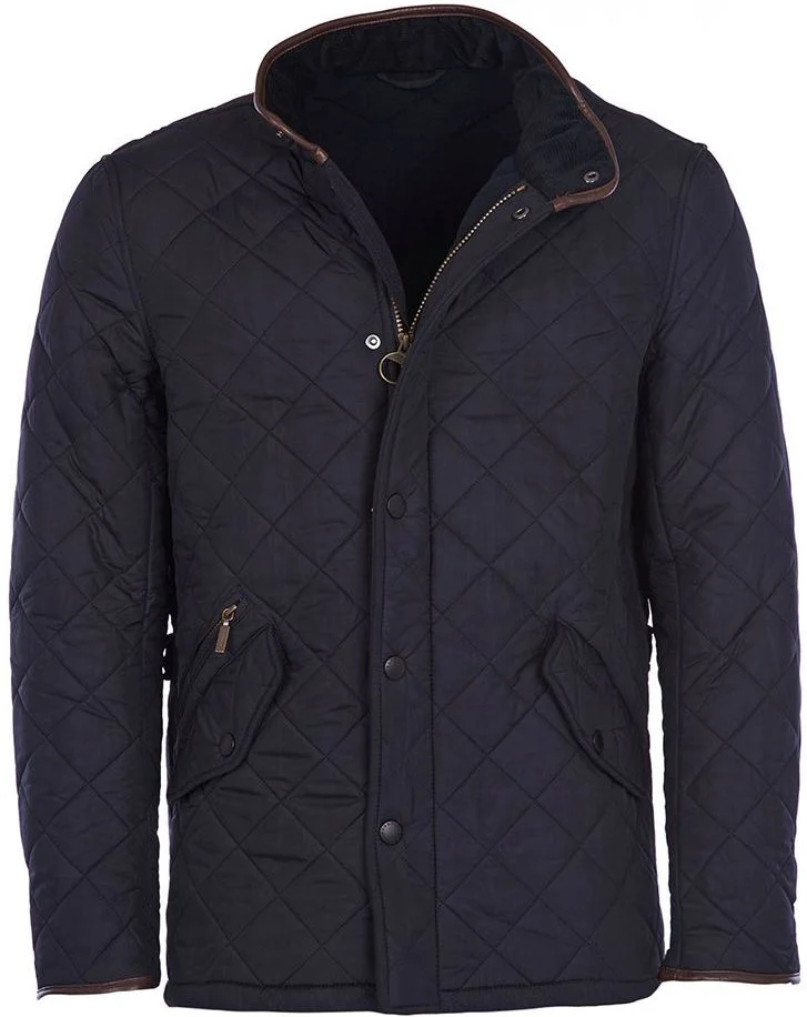 Barbour Quilted Jacke Powell Navy - Größe S günstig online kaufen