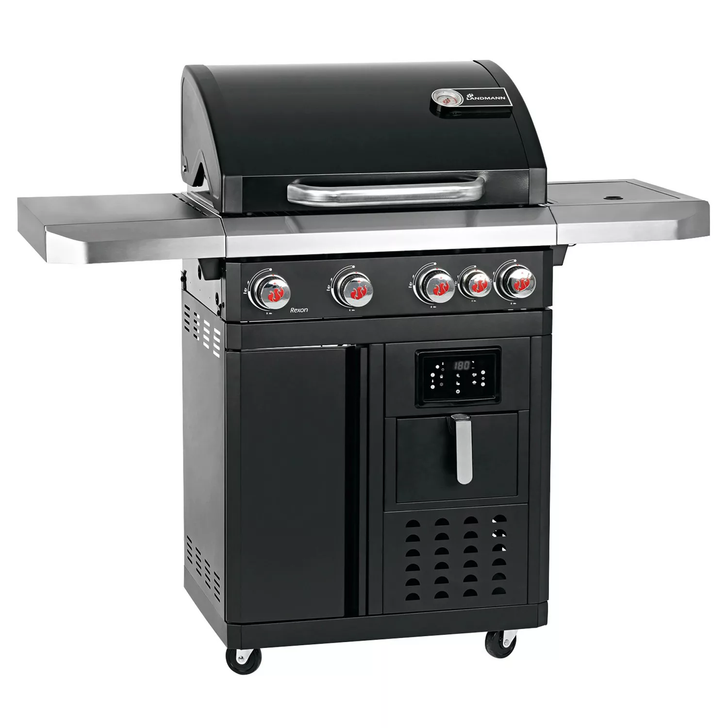 Landmann Gasgrill GG-II-492BKDE 120 cm Schwarz günstig online kaufen