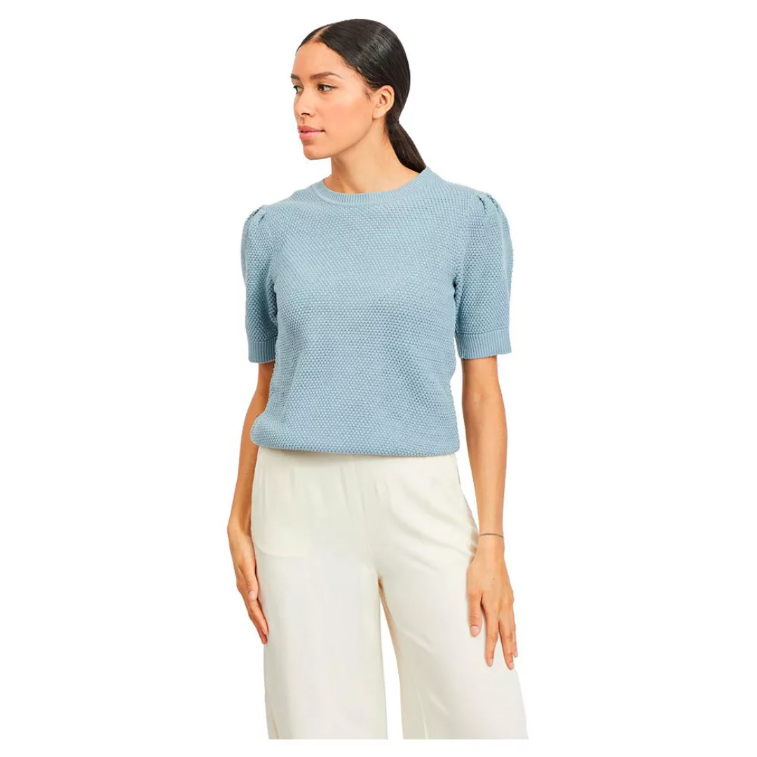 Vila Chassa Puff Kurzarm-pullover XS Ashley Blue günstig online kaufen