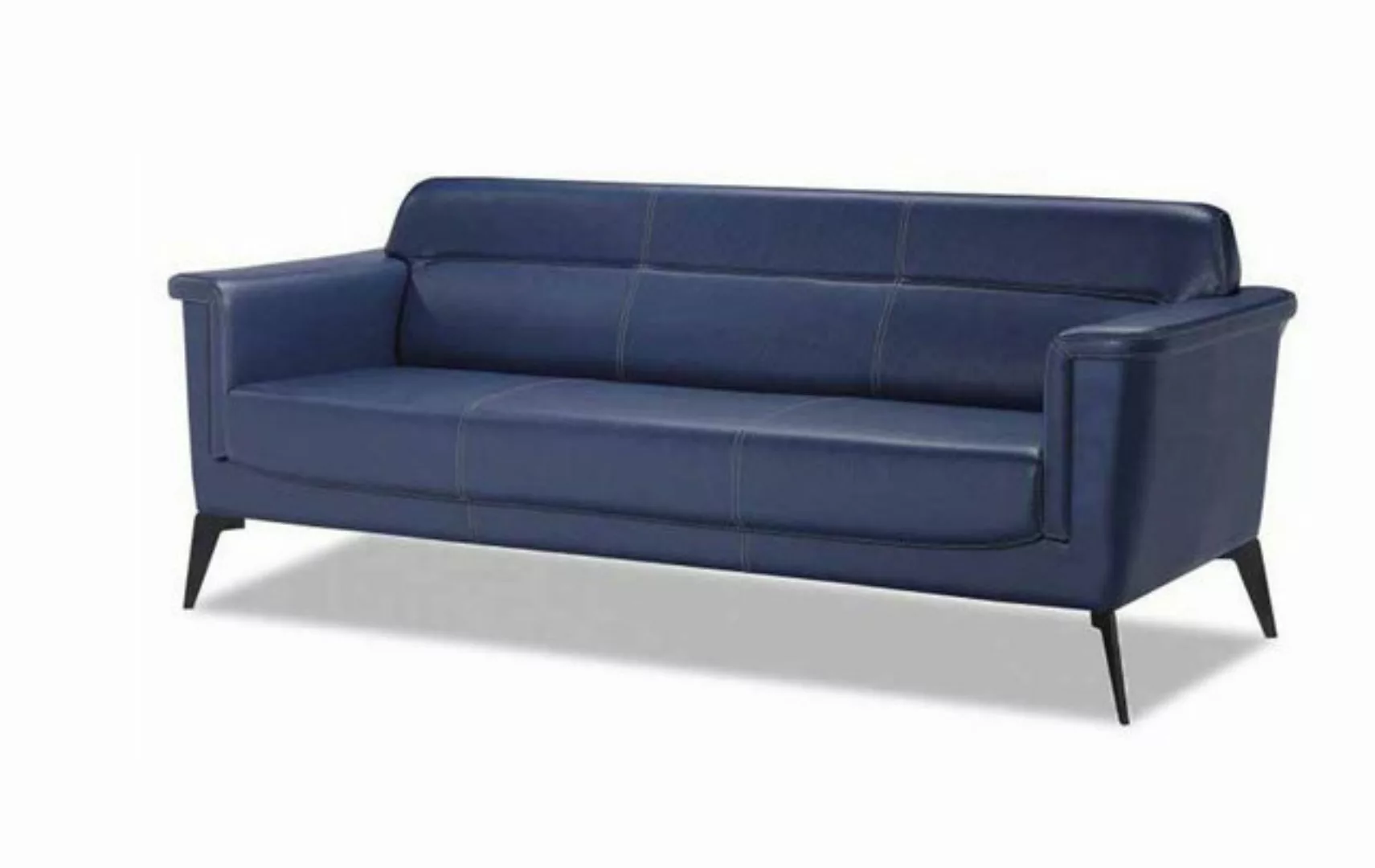 JVmoebel Sofa Dreisitzer 3 Sitzer Sofa Büro Möbel Leder Polster Couch Moder günstig online kaufen