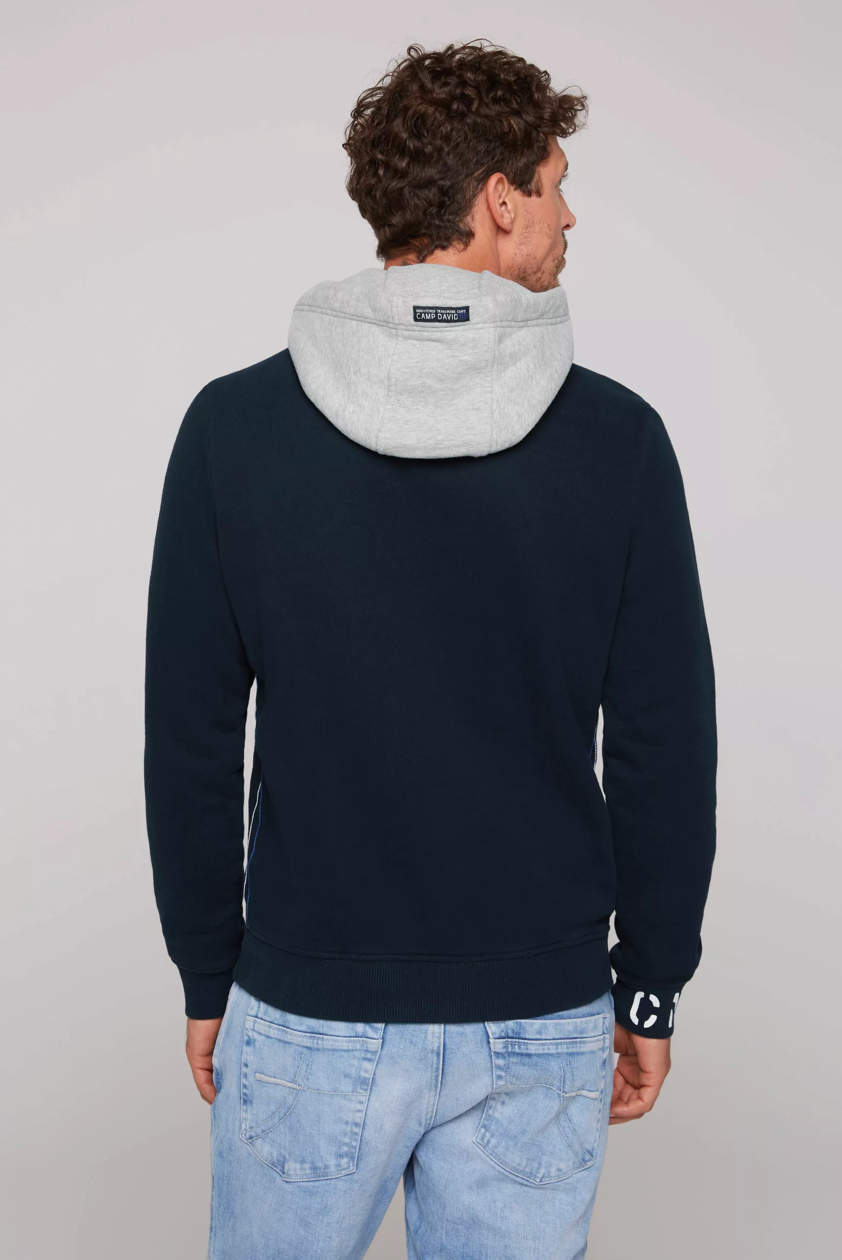 CAMP DAVID Kapuzensweatshirt mit Frontprint günstig online kaufen