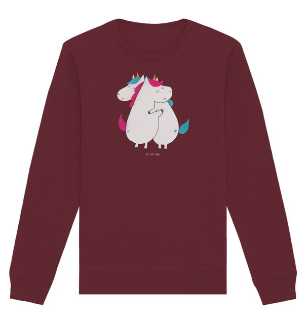 Mr. & Mrs. Panda Longpullover Größe S Einhörner Umarmen - Burgundy - Gesche günstig online kaufen