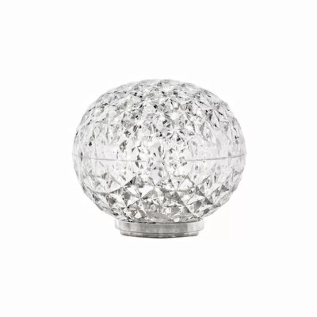 Kartell - Mini Planet LED Tischleuchte - kristall/H x Ø: 14.2x16cm/2,2W/ 27 günstig online kaufen