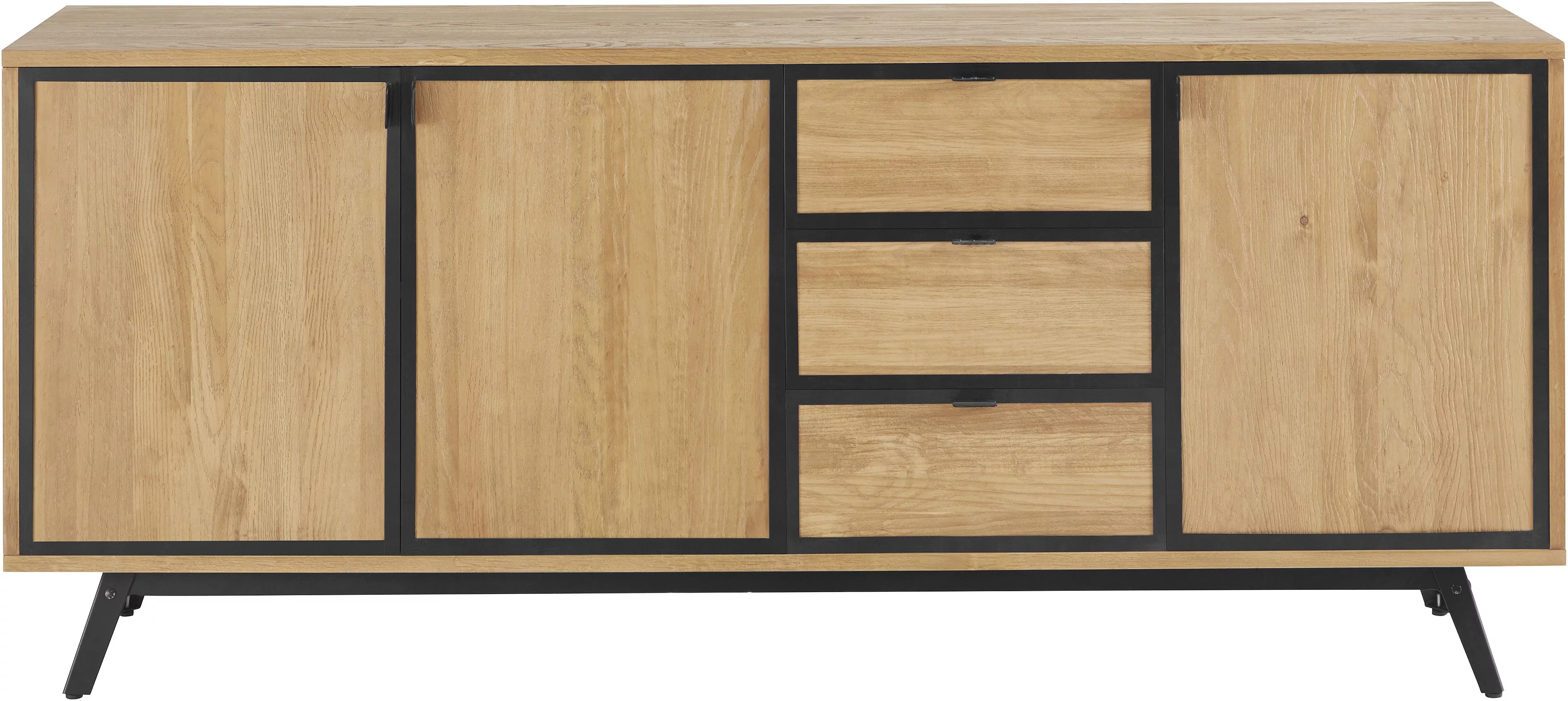 INOSIGN Sideboard "Malu", Kommode mit Magnetverschluß an den Türen, aus mas günstig online kaufen