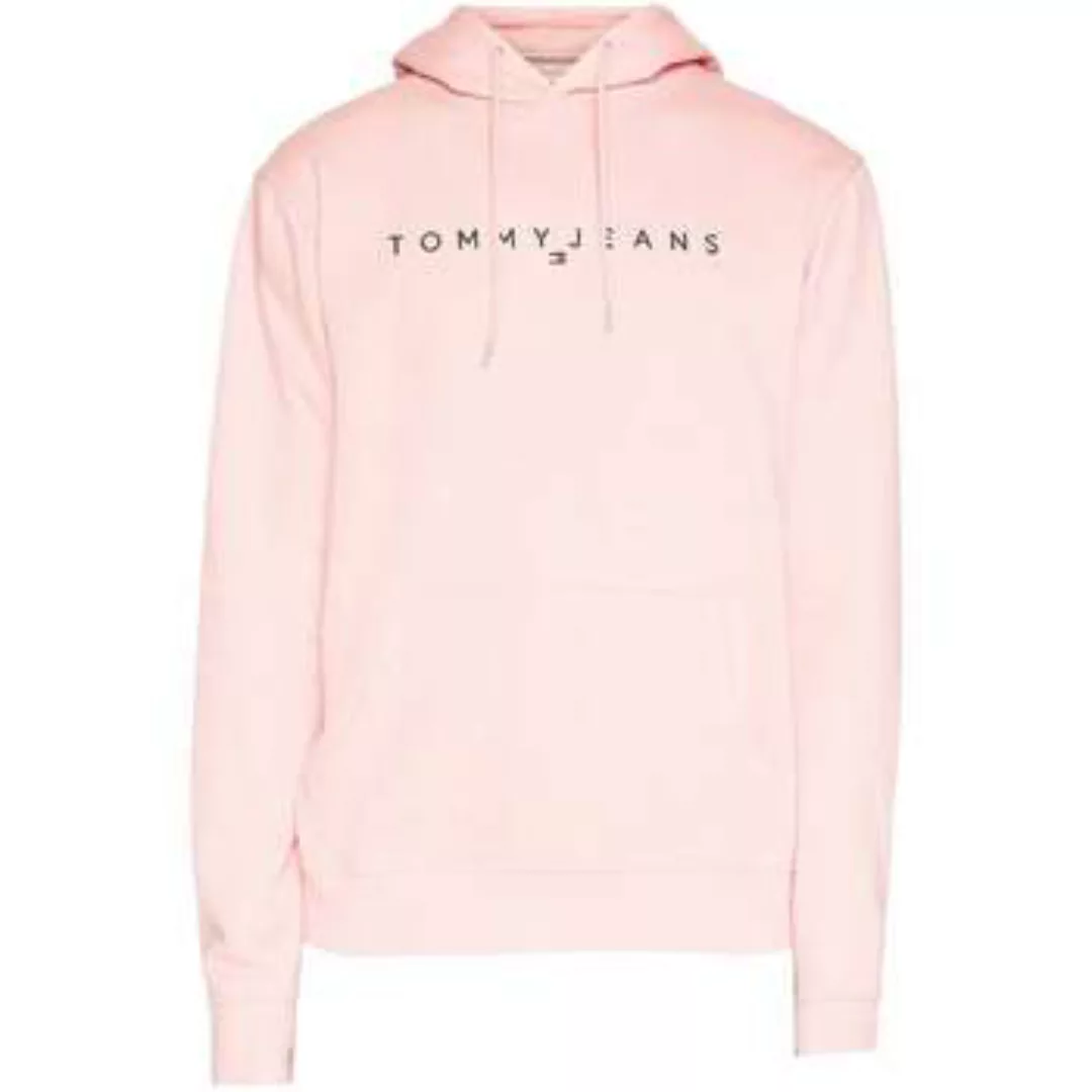 Tommy Jeans  Sweatshirt Linear Logo Hoodie Pink günstig online kaufen