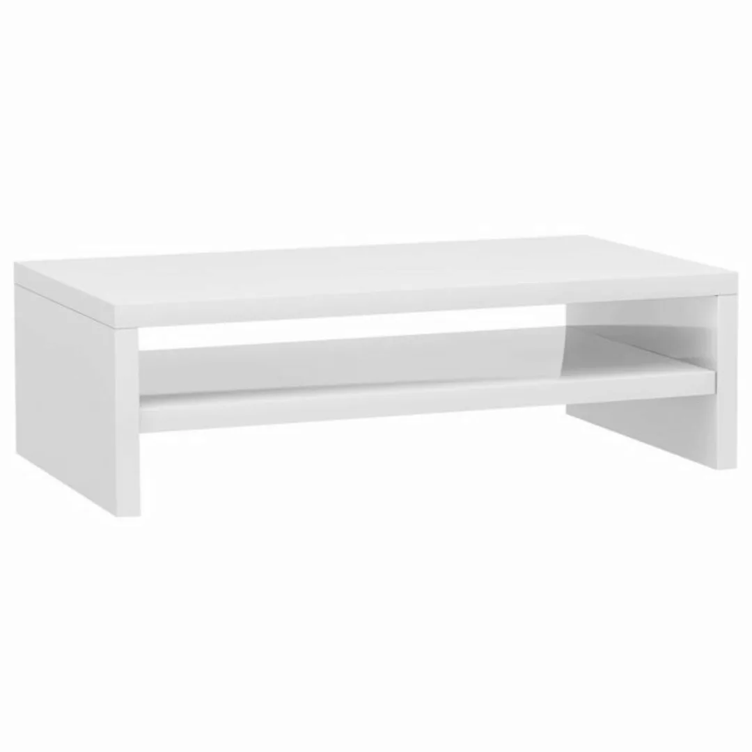 vidaXL TV-Schrank Monitorständer Hochglanz-Weiß 422413 cm Spanplatte günstig online kaufen