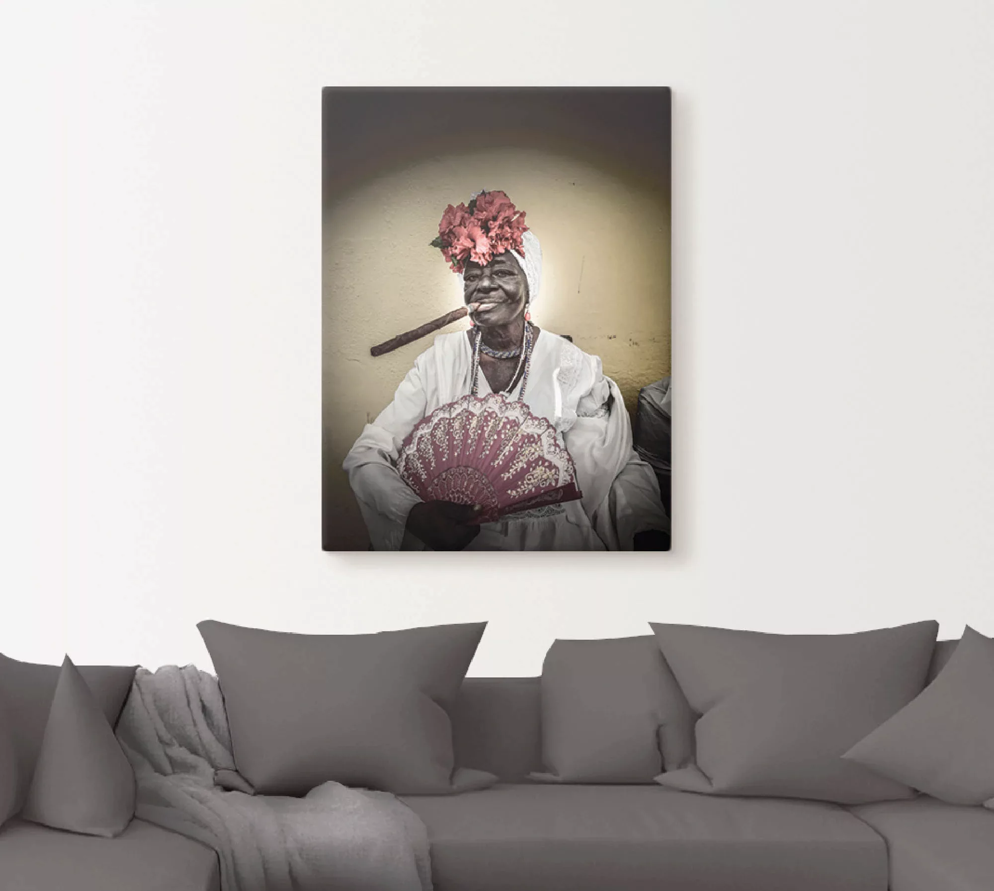 Artland Wandbild "Havanna", Frau, (1 St.), als Alubild, Leinwandbild, Wanda günstig online kaufen