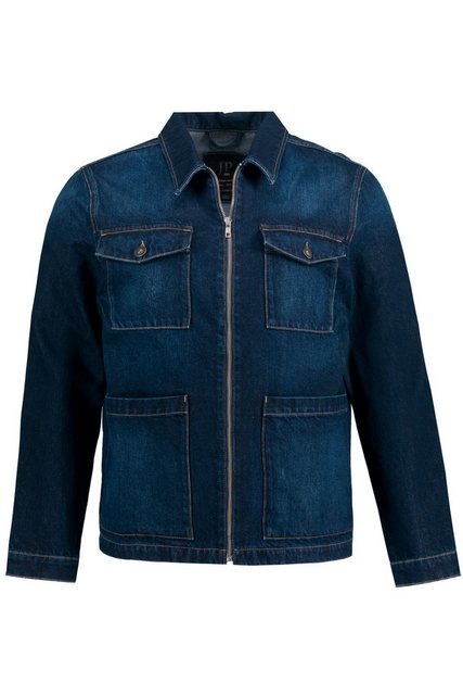 JP1880 Funktionsjacke Jeansjacke Denim Hemdkragen Zipper günstig online kaufen