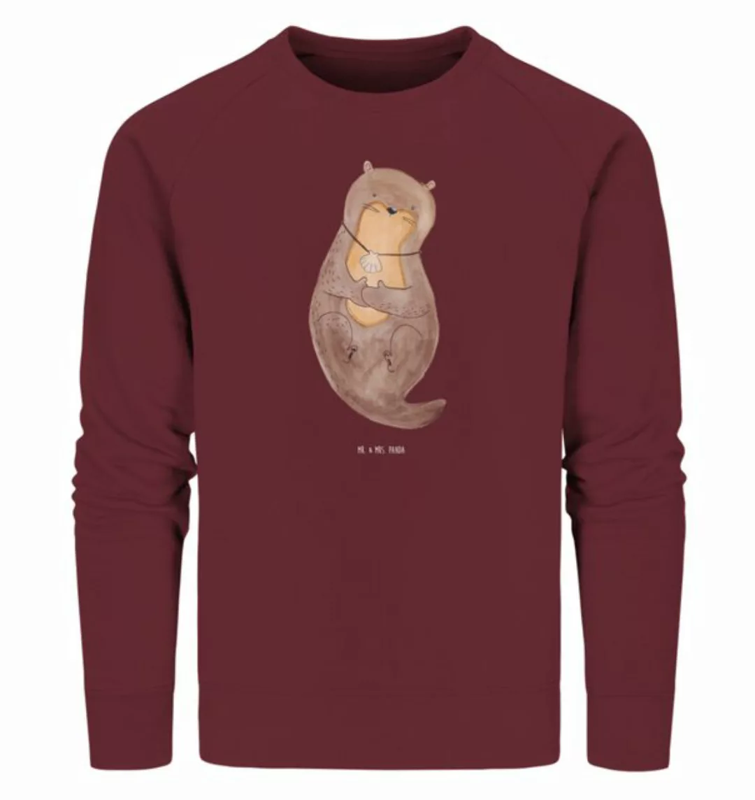 Mr. & Mrs. Panda Longpullover Größe XS Otter Muschel - Burgundy - Geschenk, günstig online kaufen