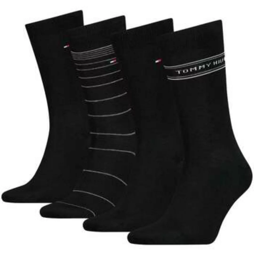 Tommy Hilfiger  Socken Four Pack Socks Gift Tin Set Black günstig online kaufen